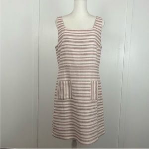 NWT LOFT womens dress tweed style sleeveless size 14